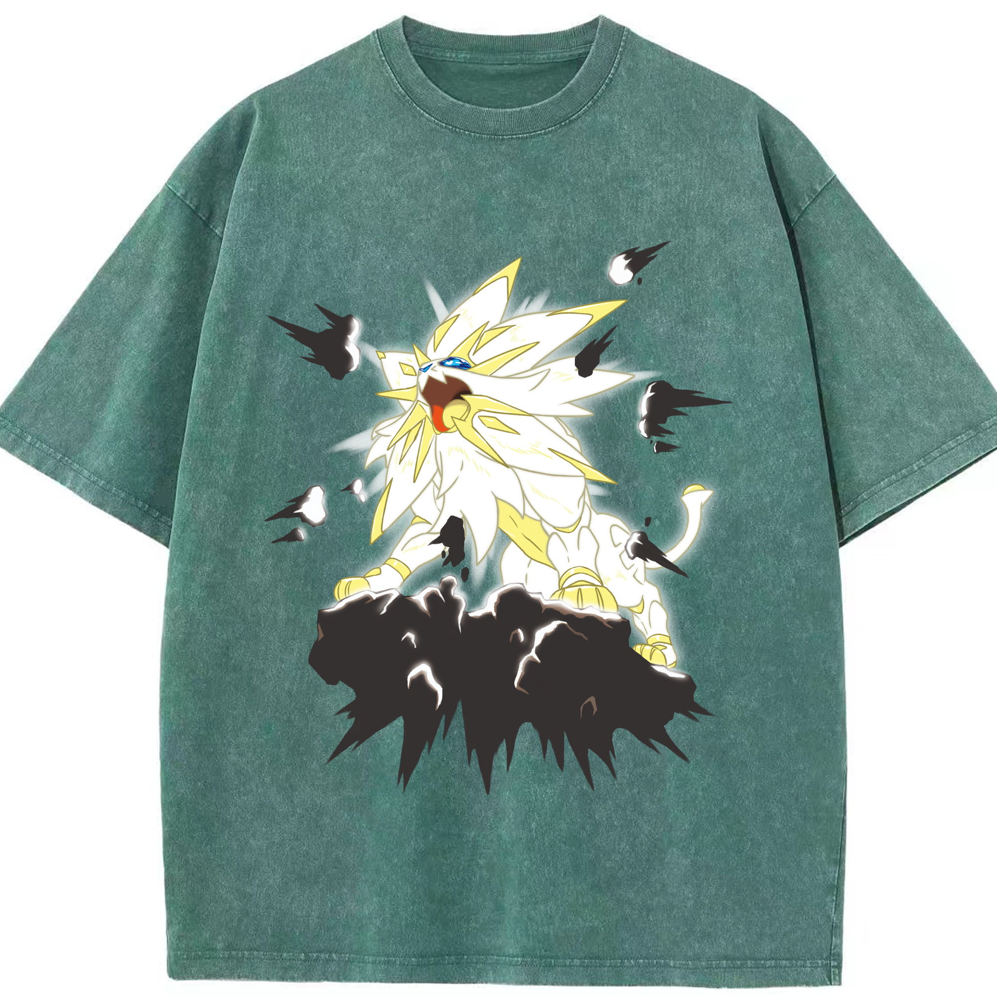 （画像用） ポケットモンスター Pokémon 綿100% ヴィンテージ風 半袖Tシャツ（フロントプリント）